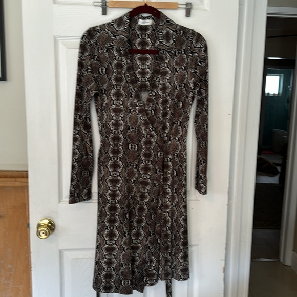Calvin Klein Wrap Dress - Picture 2 of 5